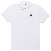 Refrigiwear Elegant White Polo with Embroidered Logo -   -  Refrigiwear.